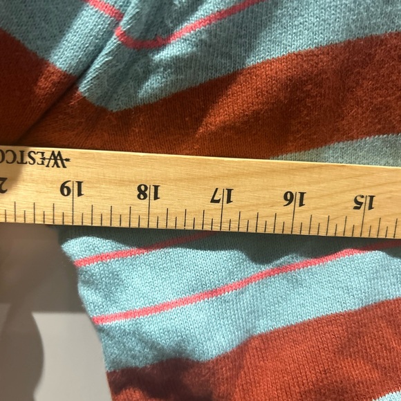 Sies Marjan Teal and Rust Sweater - Picture 9 of 10